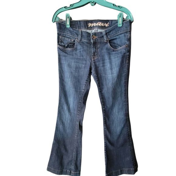 MAVI Kate Jeans  Blue Flare 27 Low Rise - Picture 3 of 9